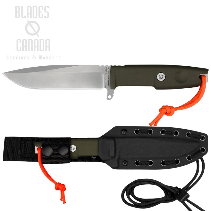 Extrema Ratio F.O.K. Nitrogen Outdoor Fixed Knife, Nitrogen SW, Kydex Sheath Green (image for) Extrema Ratio F.O.K. Nitrogen Outdoor Fixed Knife, Nitrogen SW, Kydex Sheath Green
